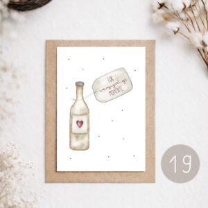 19 - POSTKARTE "WEINZIGARTIG“