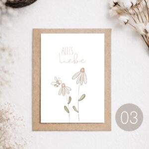 03 - POSTKARTE "ALLES LIEBE"