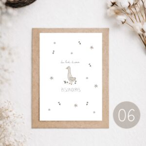 06 - POSTKARTE "DU BIST ETWAS BESONDERES"