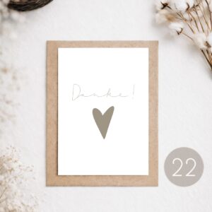 22 - POSTKARTE "DANKE"