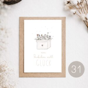 31 - POSTKARTE "GLÜCK"