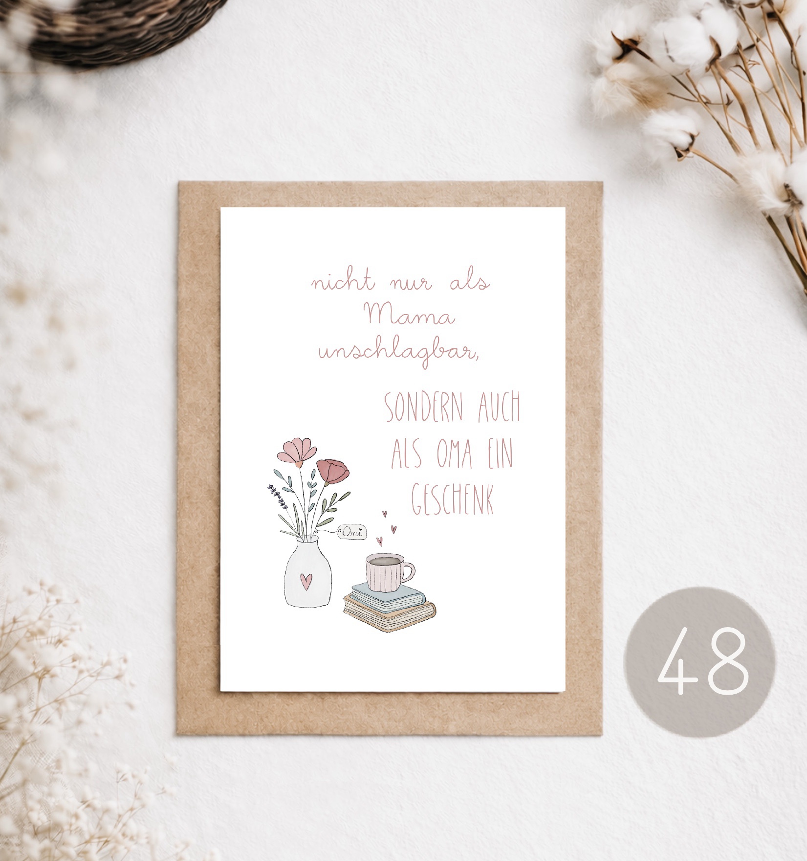 48 - POSTKARTE "OMA"