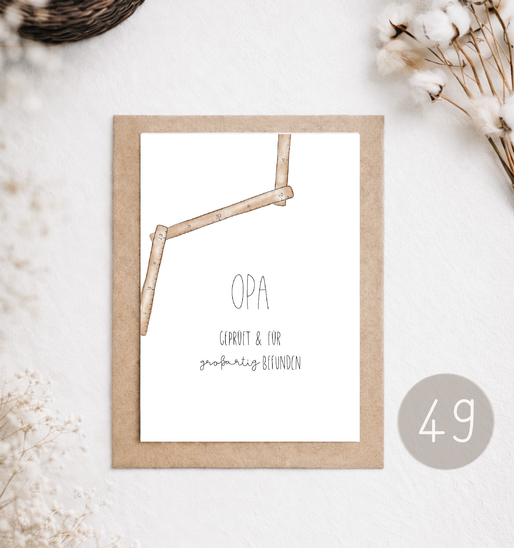 49 - POSTKARTE "OPA"