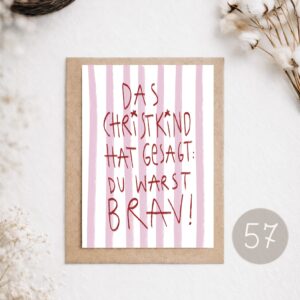 57 - POSTKARTE "CHRISTKIND"
