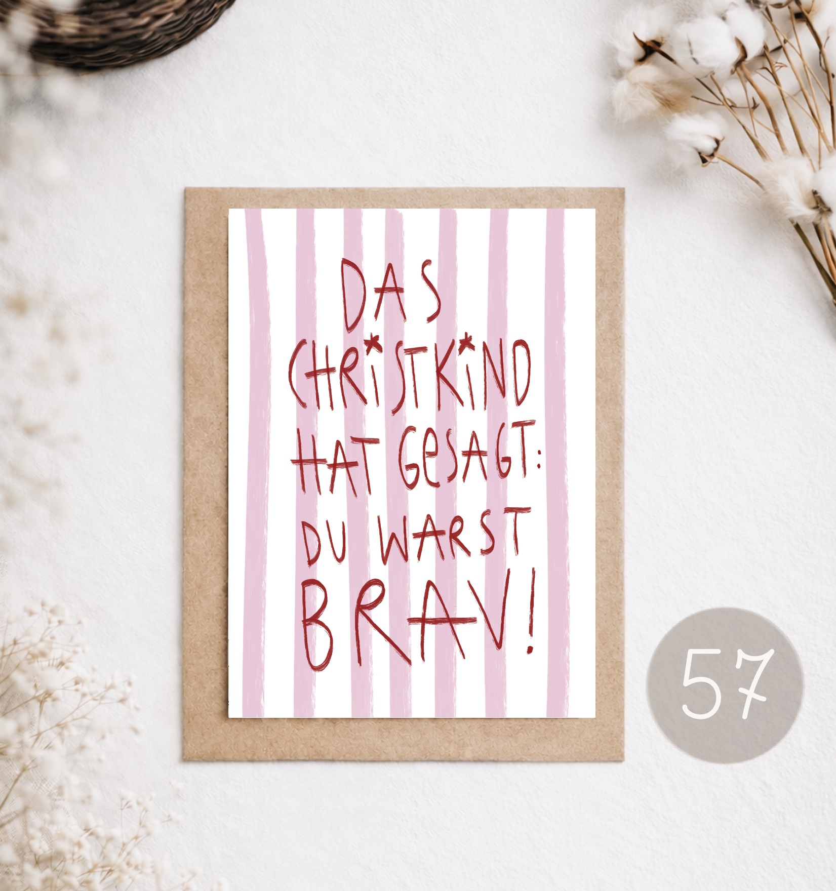 57 - POSTKARTE "CHRISTKIND"